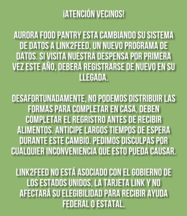 Home Page Aurora Area Interfaith Food Pantry