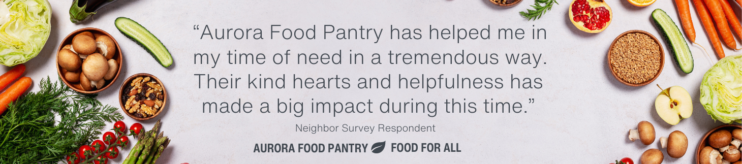 Aurora Area Interfaith Food Pantry hero image
